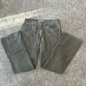 Vintage Abercrombie and Fitch Green Corduroy Straight leg pants